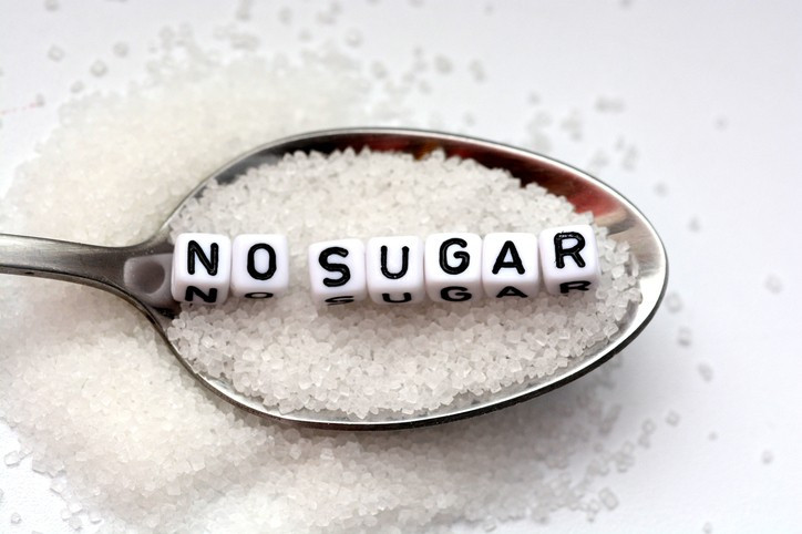 Diabetes concept suggesting no sugar consumption to improve your health Diabetes concept suggesting no sugar consumption